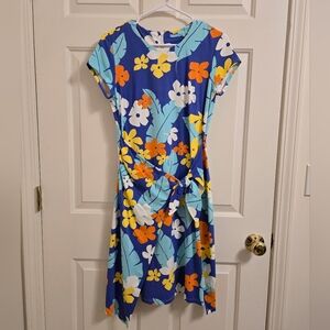 J. Mclaughlin Catalina Cloth Floral Front Wrap Dress Size Small